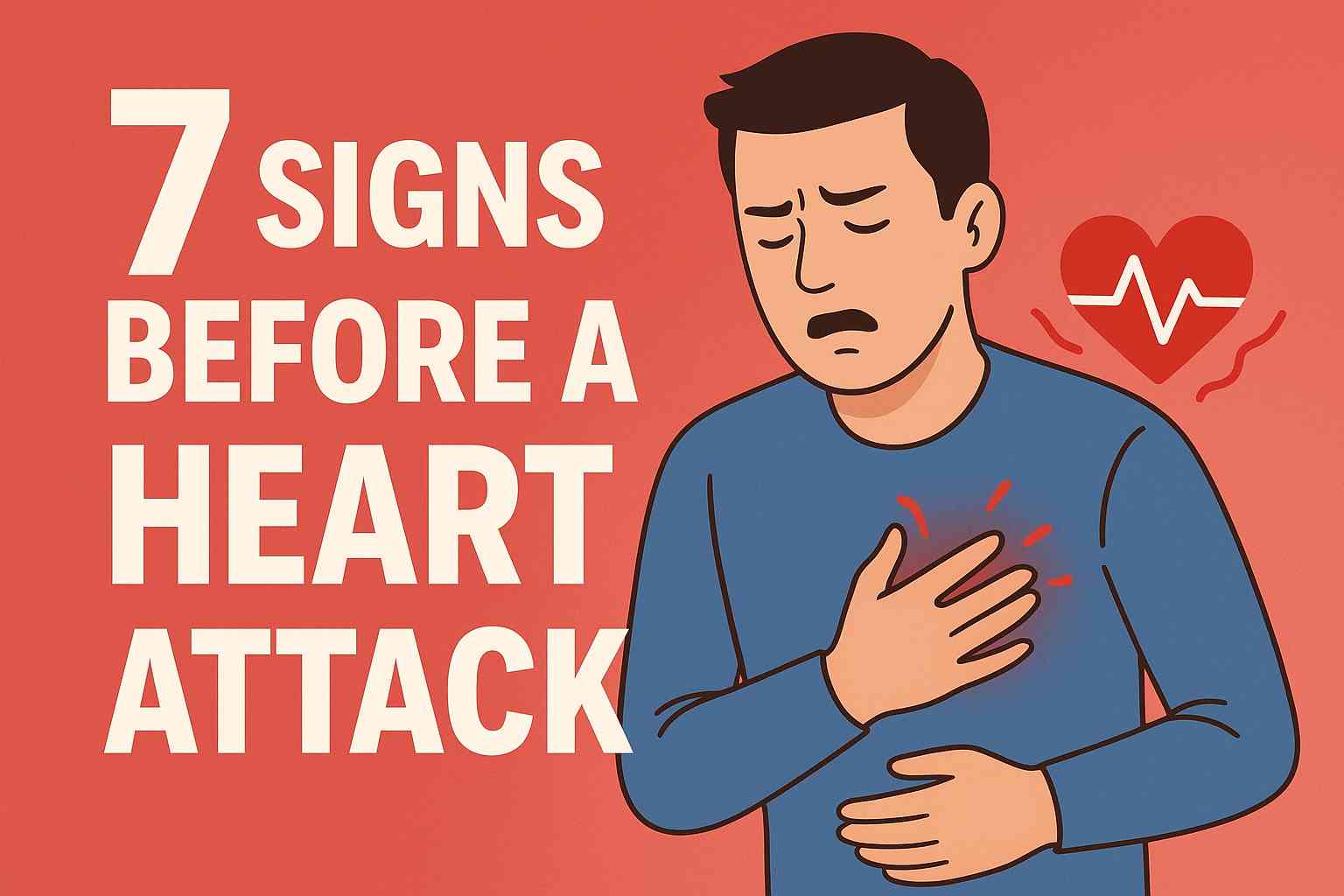 7 signs before a heart attack