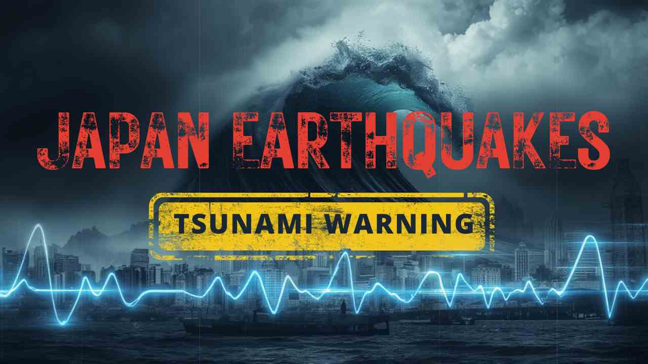 Japan earthquakes tsunami warning