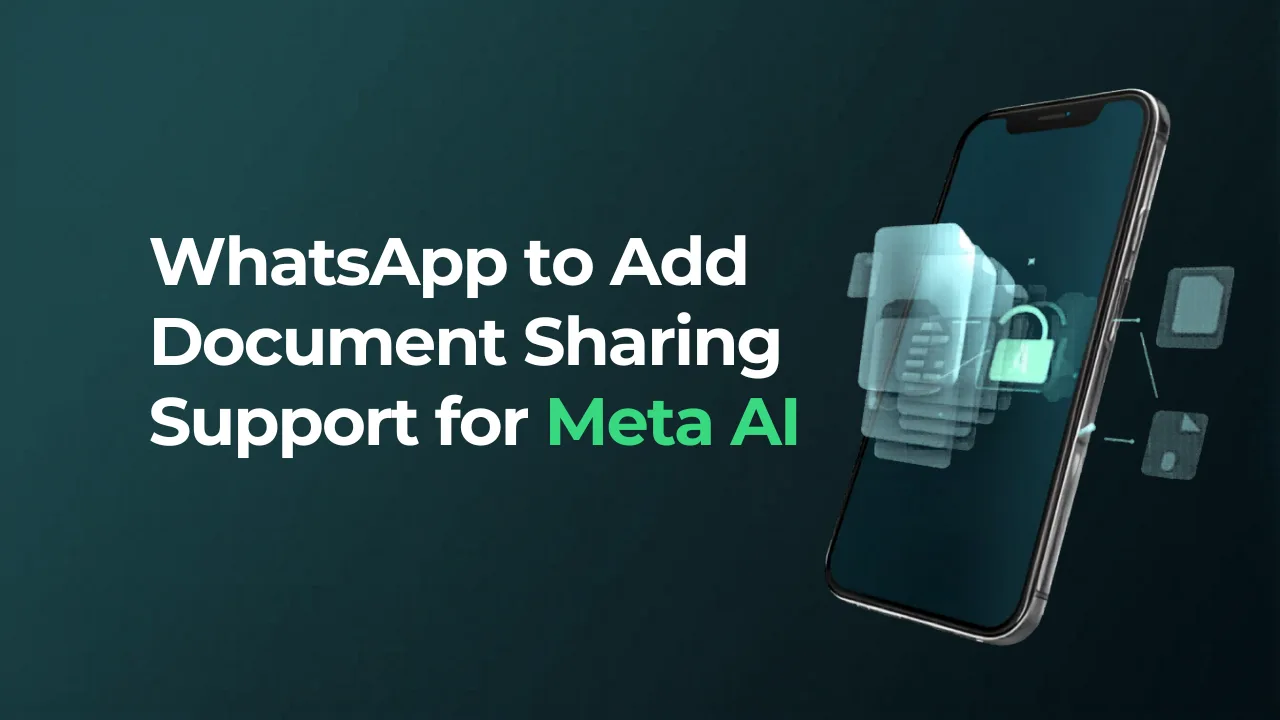 WhatsApp Meta AI document sharing