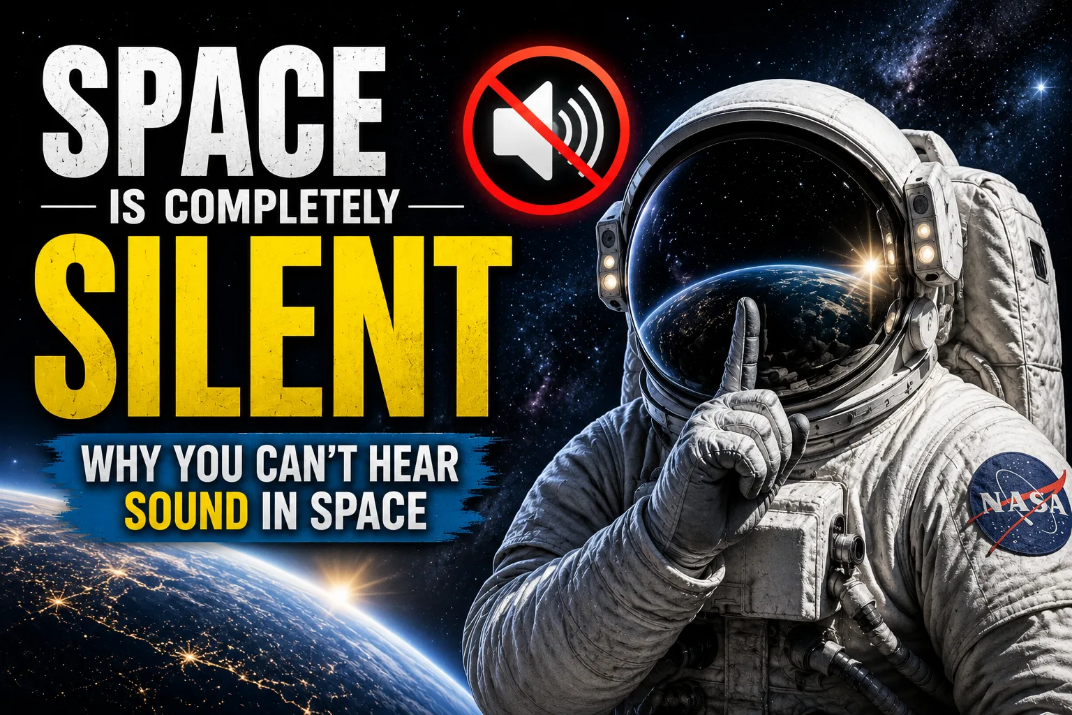 Why Is Space Silent