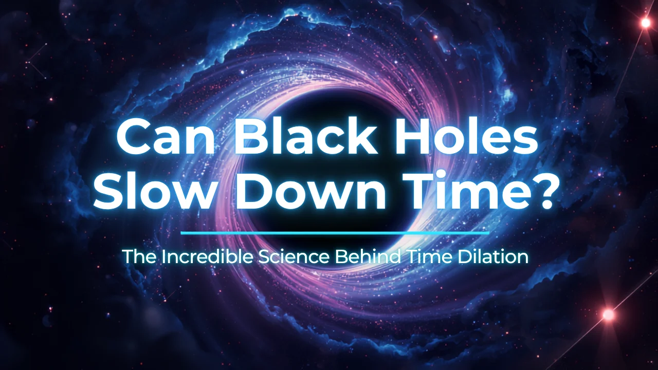 Can Black Holes Slow Down Time