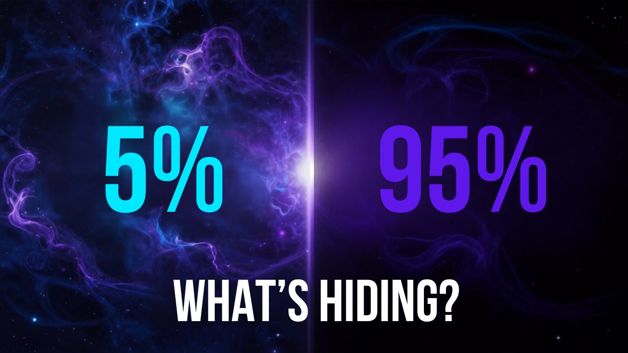 We Can Only See About 5% of the Universe