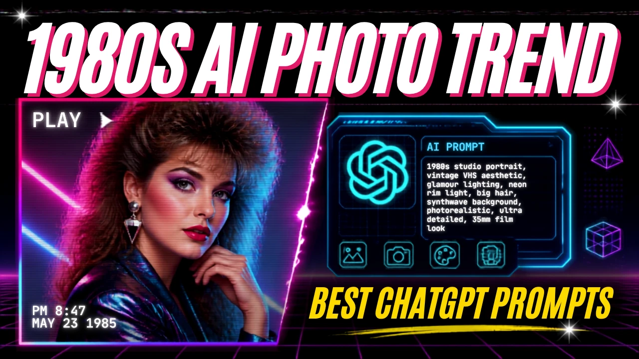 1980s AI photo trend